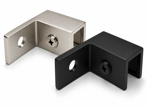 Right Side Sleeve Over Wall Mount Glass Clamp