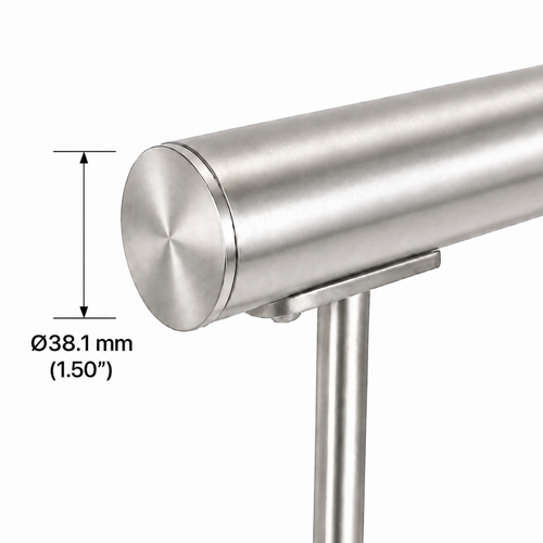 38.1MM Round Handrail and Fittings