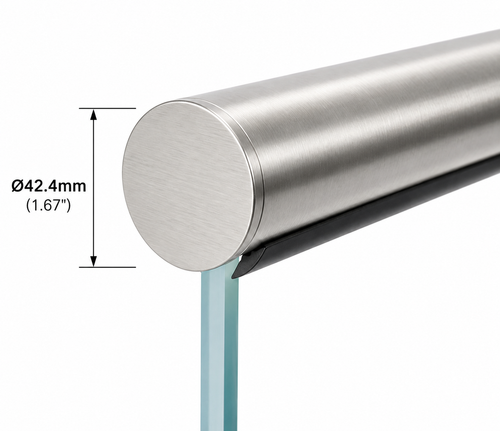 42.4MM Round Cap-Handrail & Fittings