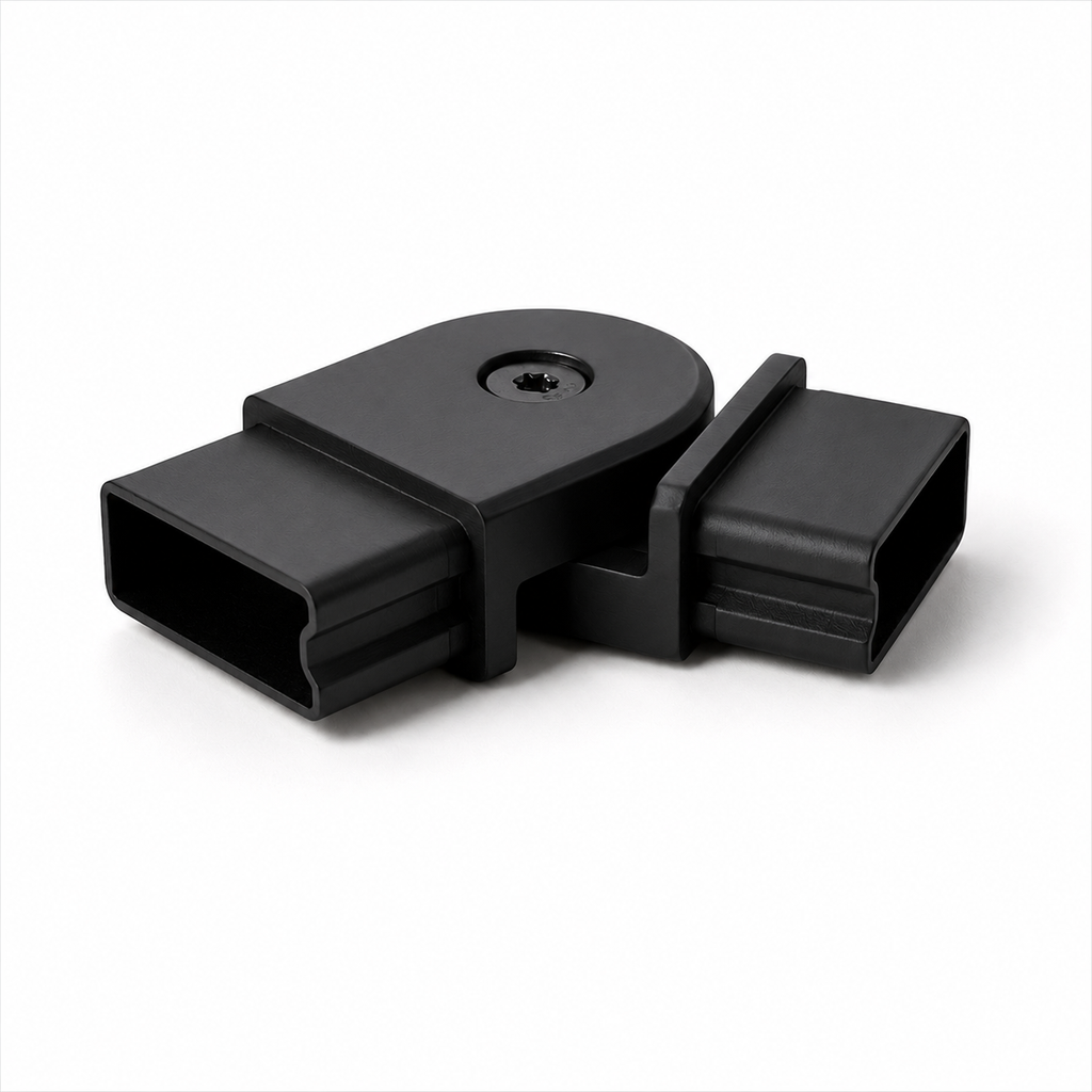 Adjustable Horizontal Elbow for Rectangle 40x20mm Handrail