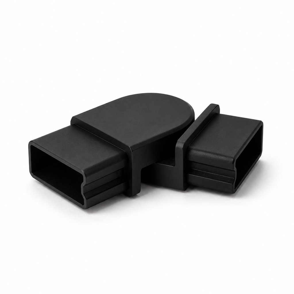 Adjustable Horizontal Elbow for Rectangle 40x20mm Handrail