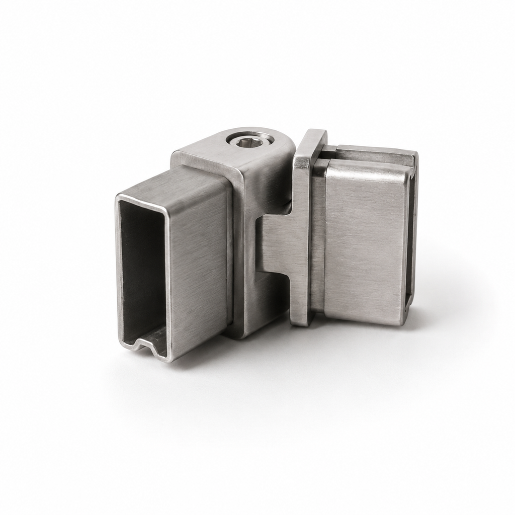 Adjustable Vertical Elbow for Rectangle 40x20mm Handrail