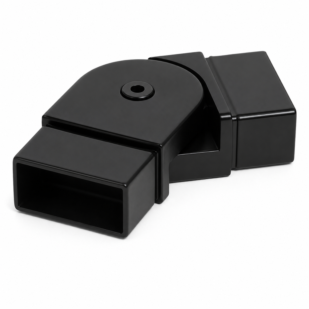 135°Horizontal Elbow for 50x25MM Rectangle Handrail