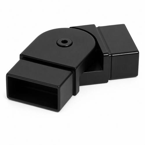 135°Horizontal Elbow for 50x25MM Rectangle Handrail