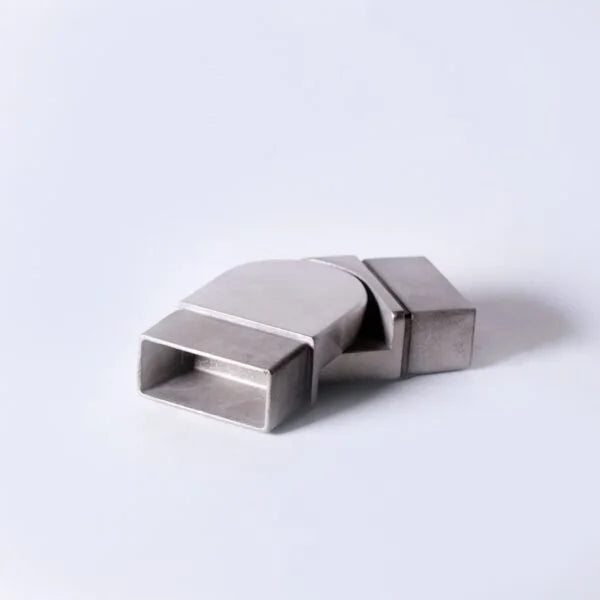 135°Horizontal Elbow for 50x25MM Rectangle Handrail