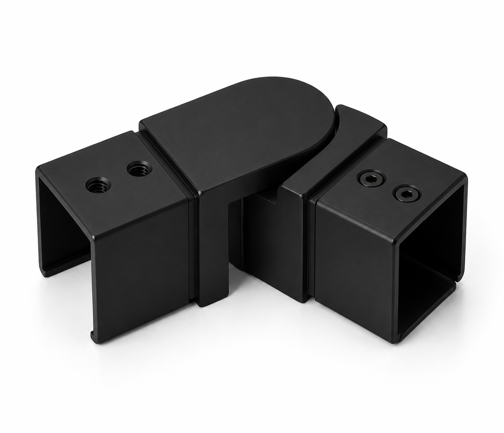40x40MM 135° Horizontal Cap-Rail Elbow