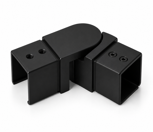 40x40MM 135° Horizontal Cap-Rail Elbow