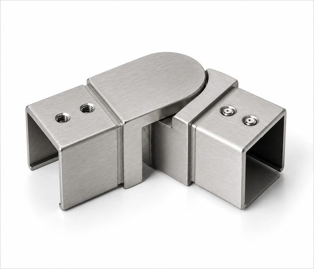 40x40MM 135° Horizontal Cap-Rail Elbow