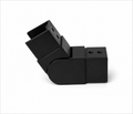 135° Adjustable Upward Elbow for 40x40mm Square CapRail