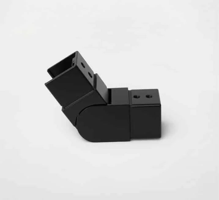 135° Adjustable Upward Elbow for 40x40mm Square CapRail