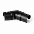 Adjustable Horizontal Elbow for Round Cap 42.4mm Ø Handrail