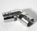 Adjustable Horizontal Elbow for Round Cap 42.4mm Ø Handrail
