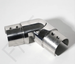 Adjustable Horizontal Elbow for Round Cap 42.4mm Ø Handrail