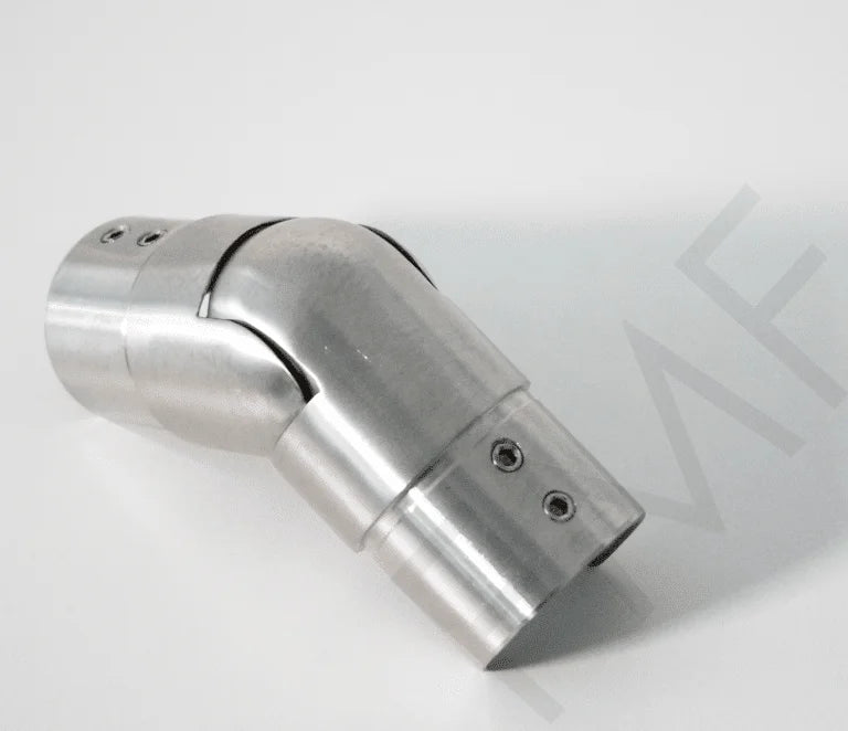 135°Adjustable 42.2 Cap Rail Downward Elbow