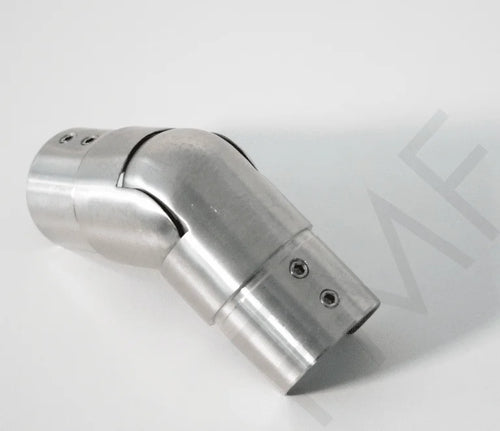 135°Adjustable 42.2 Cap Rail Downward Elbow