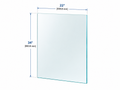 1/2" Railing Glass Panel - 34" Height