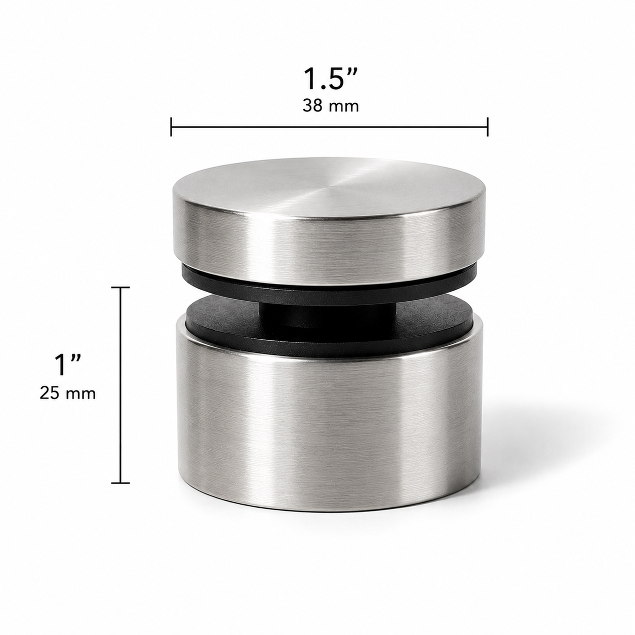 38MM Ø Solid Standoff 316SS
