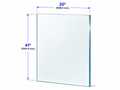 1/2" Railing Glass Panel - 41" Height