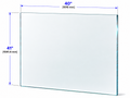 1/2" Railing Glass Panel - 41" Height