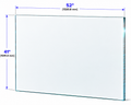 1/2" Railing Glass Panel - 41" Height