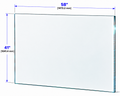 1/2" Railing Glass Panel - 41" Height
