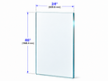 1/2" Railing Glass Panel - 46" Height