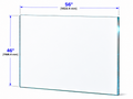 1/2" Railing Glass Panel - 46" Height