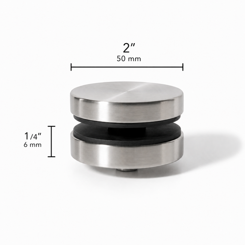 50MM Ø Solid Standoff 316SS