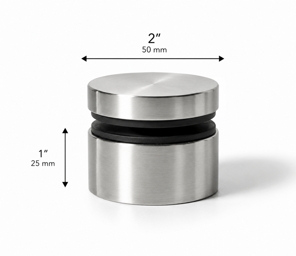 50MM Ø Solid Standoff 316SS