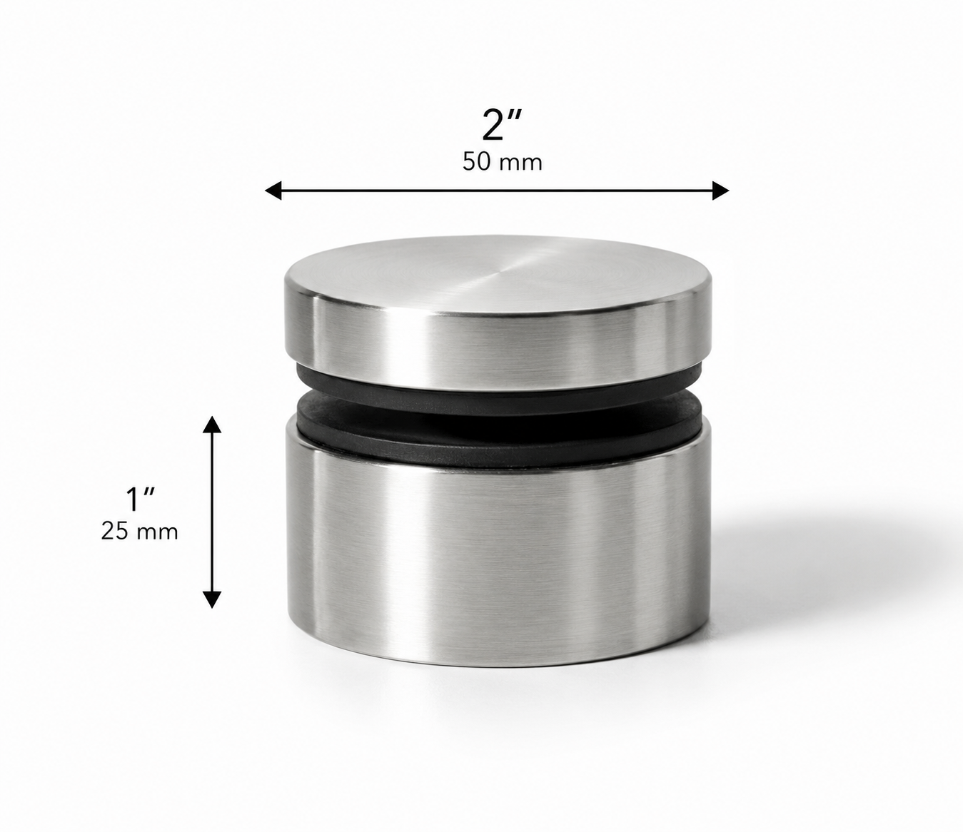 50MM Ø Solid Standoff 316SS