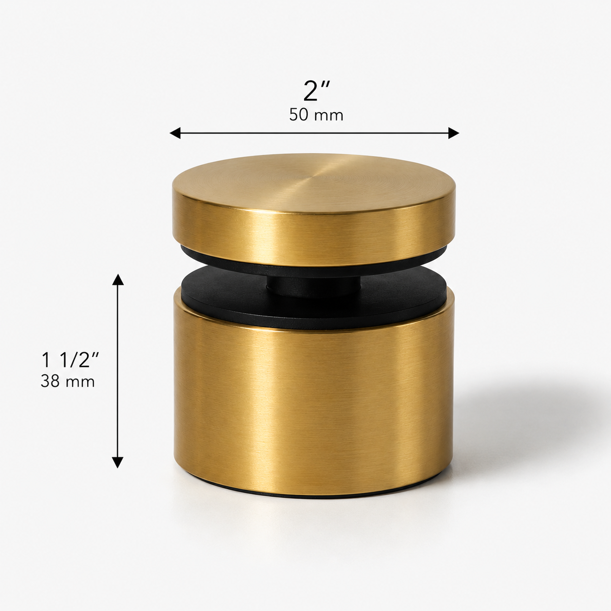 50MM Ø Solid Standoff 316SS
