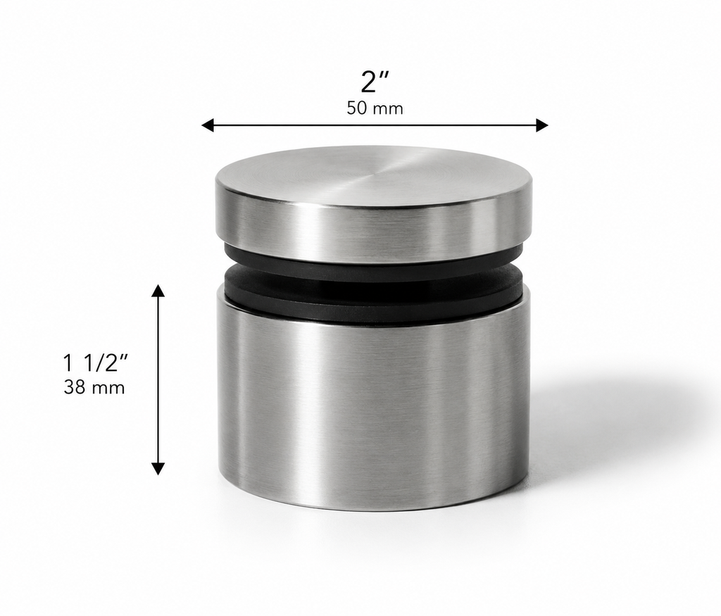 50MM Ø Solid Standoff 316SS