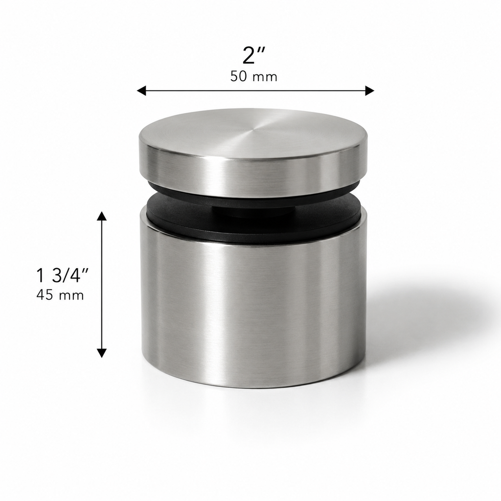 50MM Ø Solid Standoff 316SS