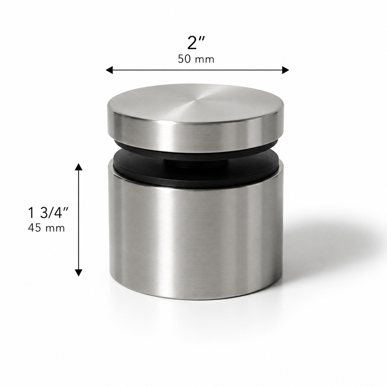 50MM Ø Solid Standoff 316SS
