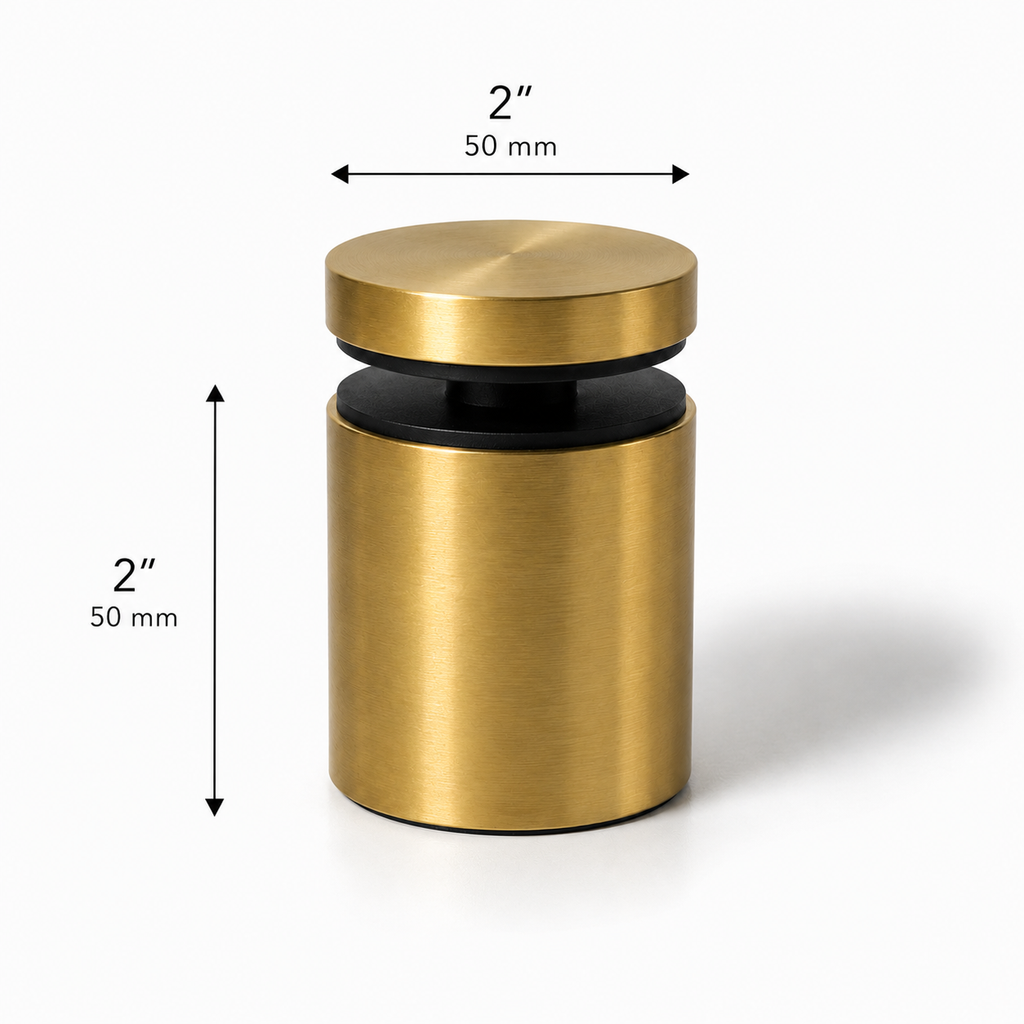 50MM Ø Solid Standoff 316SS