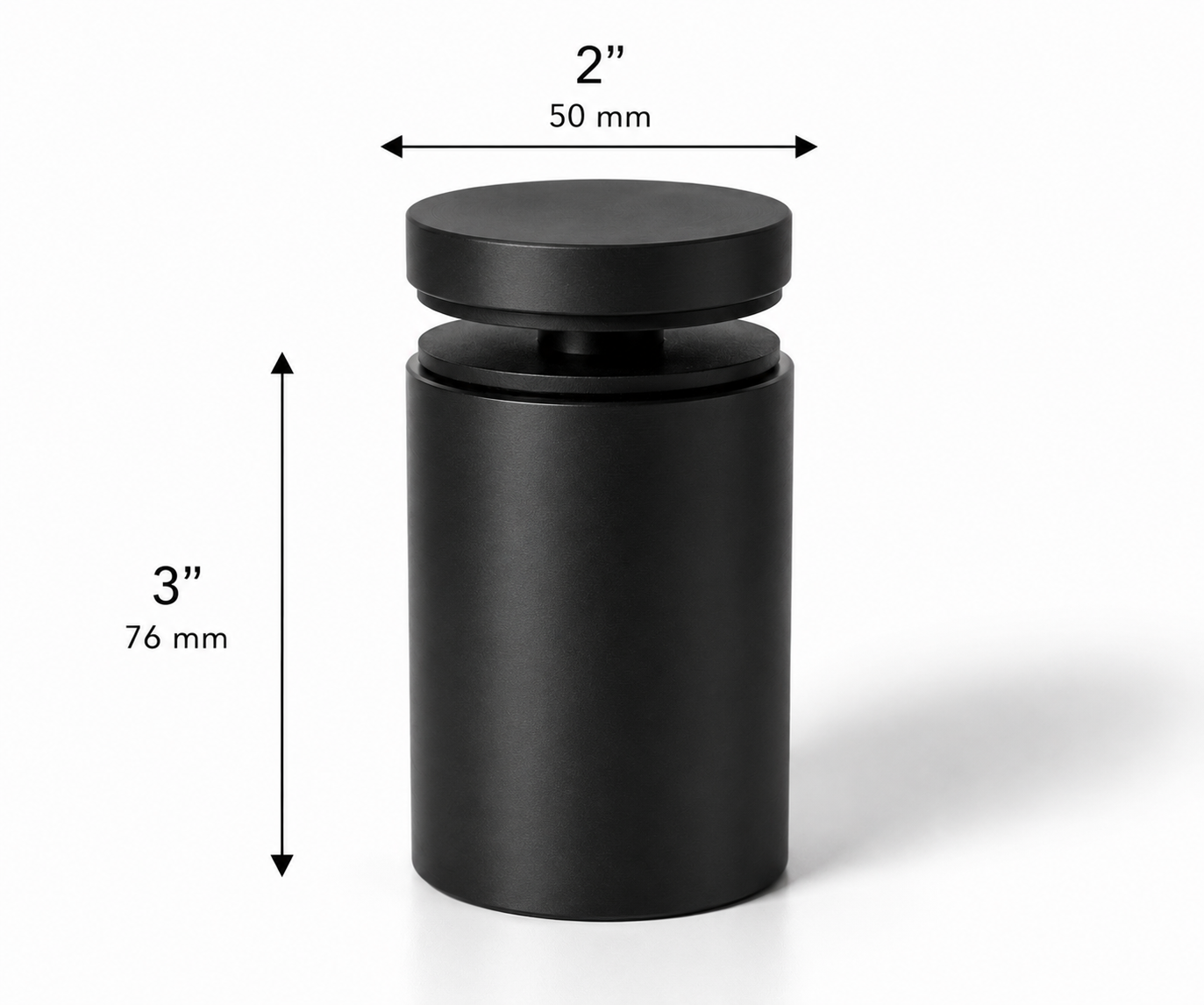 50MM Ø Solid Standoff 316SS