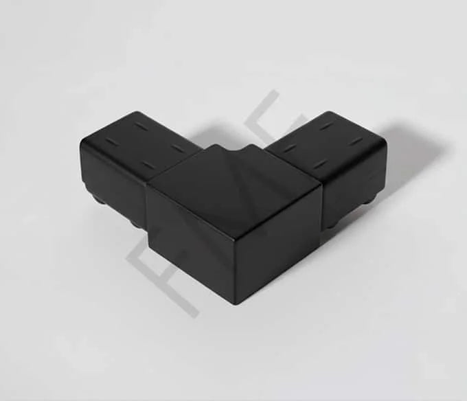 90° Elbow for 25x21mm Rectangular Cap Handrail