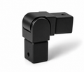 90° Adjustable Vertical Elbow for 25x21 mm Rectangular Cap Handrail