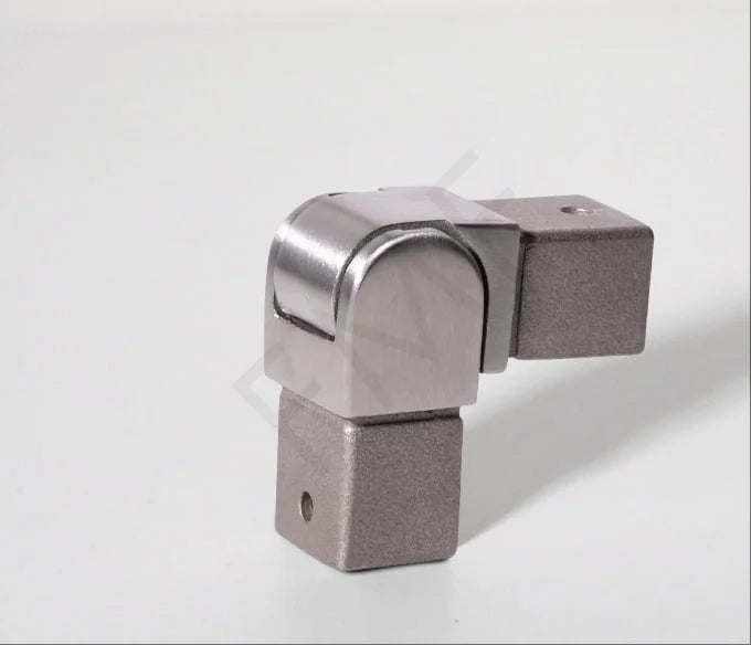 90° Adjustable Vertical Elbow for 25x21 mm Rectangular Cap Handrail