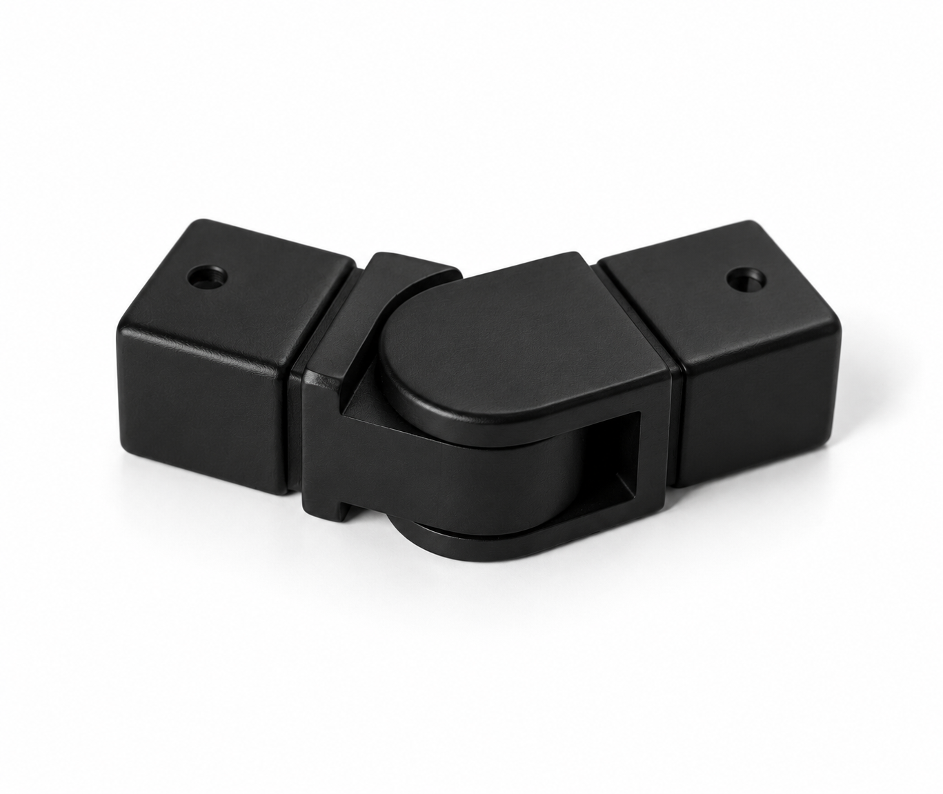 90° Adjustable H-Elbow for 25x21mm Rectangular Cap Handrail