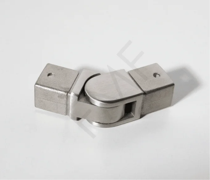 90° Adjustable H-Elbow for 25x21mm Rectangular Cap Handrail