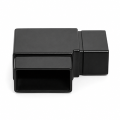 90° Elbow for 50x25MM Rectangle Handrail