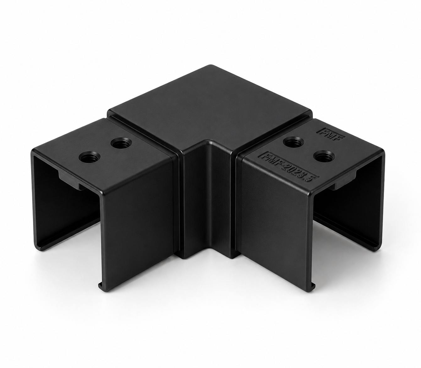 40x40MM 90° Horizontal Cap-Rail Elbow