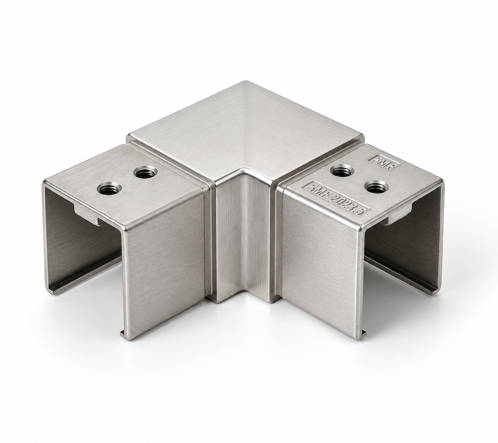 40x40MM 90° Horizontal Cap-Rail Elbow