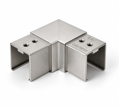 40x40MM 90° Horizontal Cap-Rail Elbow