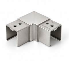 40x40MM 90° Horizontal Cap-Rail Elbow