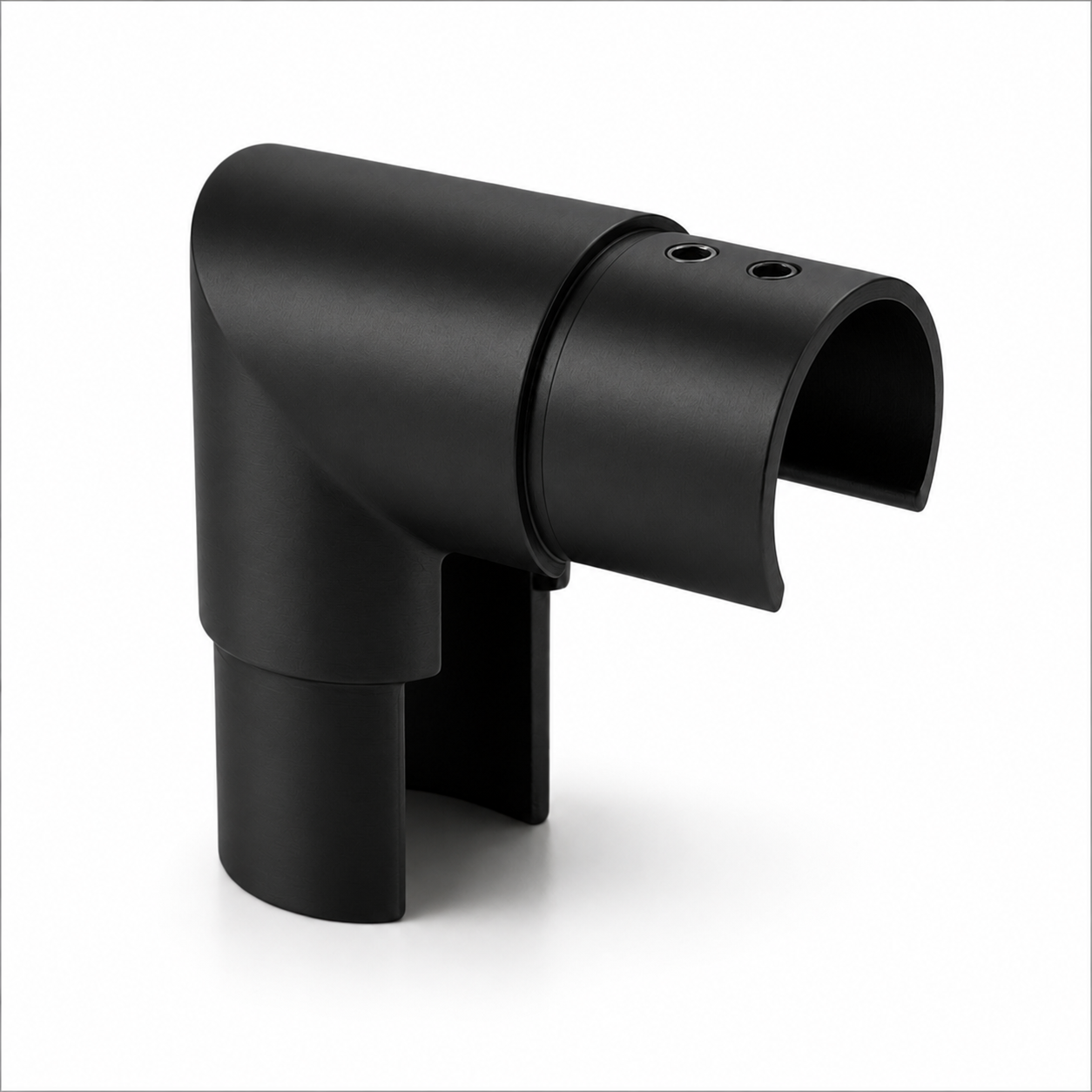 90° Vertical Elbow for 42.4mm Ø Cap Handrail