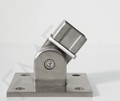 Flexible Base Mount for 40x40mm Handrail-SS