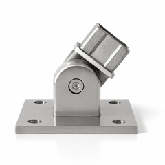 Flexible Base Mount for 40x40mm Handrail-SS