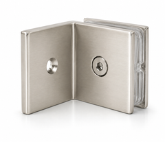 2x2 Offset Glass Shower Clamp
